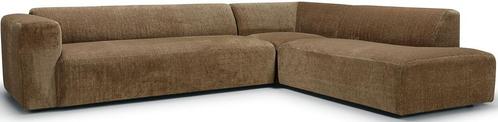 Annie 3-Zits + Chaise Lounge Goud Beige Rechts/Links, Huis en Inrichting, Banken | Bankstellen, Ophalen of Verzenden