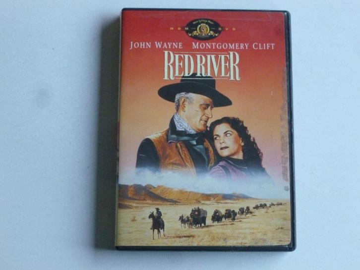 Red River - John Wayne, Montgomery Clift (DVD), Cd's en Dvd's, Dvd's | Klassiekers, Zo goed als nieuw, Verzenden