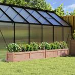 vidaXL Plantenbakken 2 st massief douglashout, 100 cm of meer, Verzenden, Nieuw, Hout