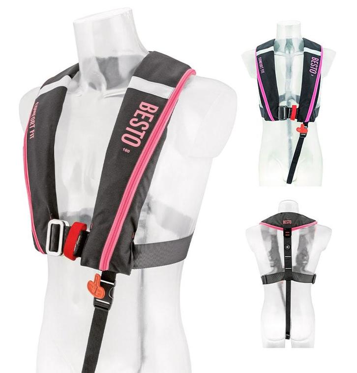 Besto Comfort Fit 180N Reddingsvest met Harnas, Watersport en Boten, Watersportkleding, Nieuw, Ophalen of Verzenden