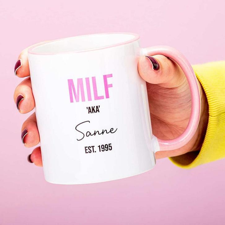 Gepersonaliseerde Mok Milf, Huis en Inrichting, Keuken | Servies, Verzenden