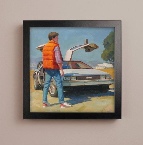 Le Yack (1972) - Retour vers la toile – Signé à la main, Antiek en Kunst, Kunst | Schilderijen | Modern
