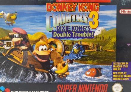 Donkey Kong Country 3 Dixie Kongs Double Tr. Compl. Geen HL., Spelcomputers en Games, Games | Nintendo Super NES, Gebruikt, Ophalen of Verzenden