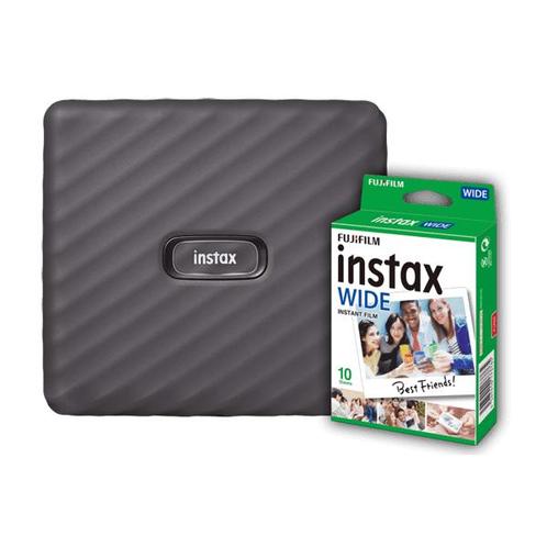 Fujifilm instax Link WIDE Mocha Gray incl. 10 fotos, Audio, Tv en Foto, Fotografie | Fotopapier, Nieuw, Ophalen of Verzenden