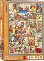 Flower Seed Catalog Covers Puzzel (1000 stukjes) |, Nieuw, Verzenden
