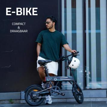 Elektrische vouwfiets - Mini E-bike - Zwart beschikbaar voor biedingen