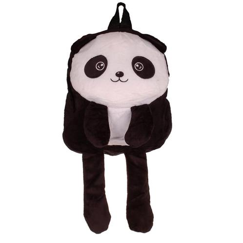Rugzak - Pluche Panda - Zwart & Wit - 27x22cm NIEUW, Sieraden, Tassen en Uiterlijk, Tassen | Rugtassen, Nieuw, Ophalen of Verzenden