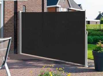 Oprolbaar windscherm-Zwart 170 x 300 cm
