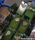 144 Houten Broches op Cadeaukaart incl presentatie molen !, Nieuw