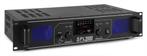 SkyTec SPL2000MP3 DJ PA versterker 2 x 1000W met USB MP3 spe, Nieuw, Verzenden