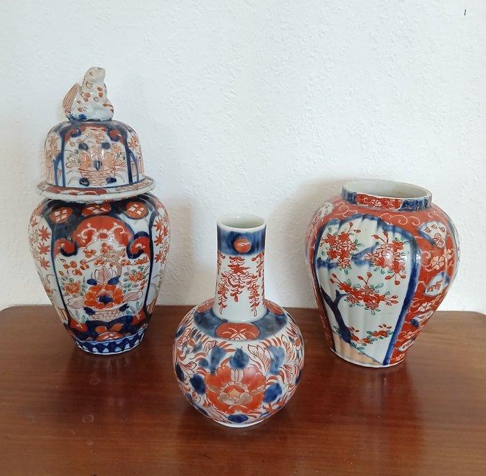 Vaas - Porselein - Japan - Meiji periode (1868-1912) - Imari, Antiek en Kunst, Antiek | Overige Antiek