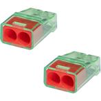 Lasklem - Vintex - 2 Polig - 0.2-2.5 mm2 - Rood - 2 Stuks, Doe-het-zelf en Verbouw, Ophalen of Verzenden, Nieuw