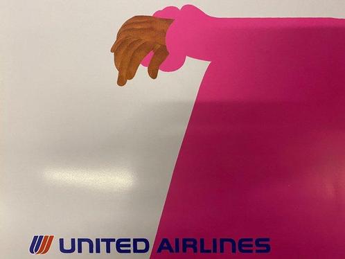 hopp - United Airlines Hawaii, Antiek en Kunst, Kunst | Tekeningen en Foto's
