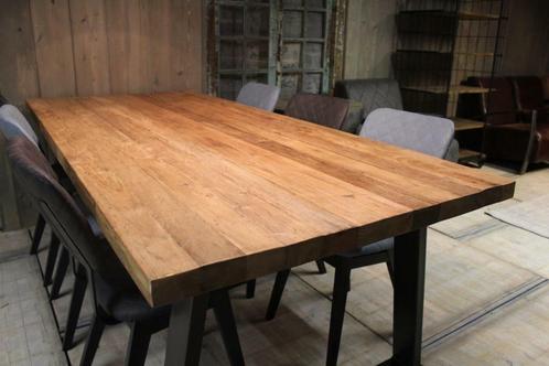 Teakhouten Exotic tafelblad, massieve tafelbladen teakhout, Huis en Inrichting, Tafels | Eettafels, Nieuw, 50 tot 100 cm, Teakhout