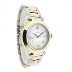 Cartier Pasha De Cartier W2PA0009; 18k. Goud/stalen heren..., Overige merken, Leer, Ophalen of Verzenden, Zo goed als nieuw