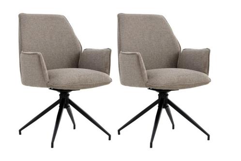 Tweedekans | Multifurn Eetkamerstoel - Set van 2 - 180°, Huis en Inrichting, Stoelen, Zo goed als nieuw, Ophalen of Verzenden