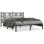 VidaXL bedframe, zwart, 160 x 200 cm, Ophalen, Nieuw