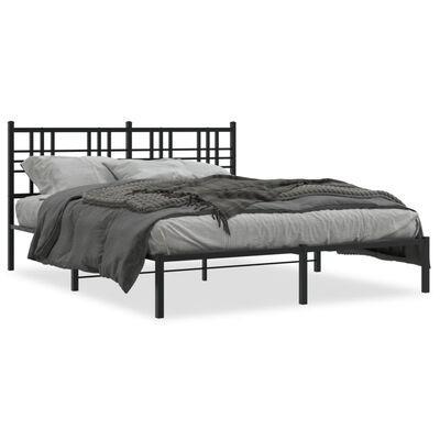 VidaXL bedframe, zwart, 160 x 200 cm, Diversen, Overige Diversen, Ophalen