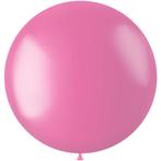Roze Ballon Metallic Bubblegum Pink 80cm, Verzenden, Nieuw