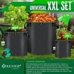KESSER® 5x Plantenzak - 60L - Plantenzakken - Zwart •, Verzenden, Nieuw