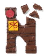 HEMA Handgedecoreerde chocoladeletter melk N 180g, Diversen, Sinterklaas, Verzenden, Nieuw