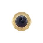 Gouden ring met granaat 14 karaat, Sieraden, Tassen en Uiterlijk, Ringen, Verzenden, Zo goed als nieuw, Rood, Goud