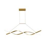 Moderne Hanglamp | Kono | 33W | 100cm | 4000K | Goud, Huis en Inrichting, Ophalen of Verzenden, Nieuw, Metaal, Minder dan 50 cm