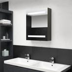 vidaXL Badkamerkast met spiegel en LED 50x14x60 cm, Verzenden, Nieuw