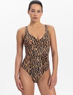Beachlife Soft Zebra Dames Badpak - Maat 38 (Cupmaat F), Verzenden