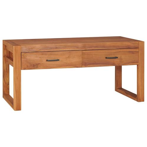 vidaXL Tv-meubel 100x40x45 cm teakhout, Huis en Inrichting, Kasten | Televisiemeubels, 25 tot 50 cm, Nieuw, Overige houtsoorten