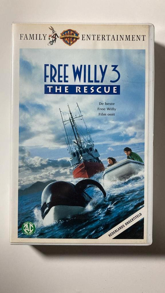 FREE WILLY 3: THE RESCUE (VHS), Cd's en Dvd's, VHS | Film, Gebruikt, Verzenden
