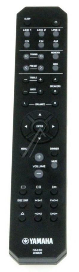 Afstandsbediening Yamaha rax30 zg93630, Audio, Tv en Foto, Afstandsbedieningen, Origineel, Nieuw, Ophalen of Verzenden