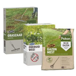 Compleet gazonpakket | Pokon | 75 m², Tuin en Terras, Gras en Kunstgras, Nieuw, Verzenden