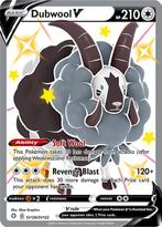 Dubwool V sv120/sv122 shining fates, Hobby en Vrije tijd, Verzamelkaartspellen | Pokémon, Ophalen of Verzenden, Nieuw, Losse kaart