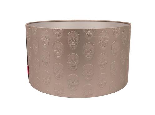 Lampenkap Doodskop Zilver Ø 45 cm, Huis en Inrichting, Lampen | Lampenkappen, 25 tot 50 cm, Rond, Overige kleuren, Nieuw, Ophalen of Verzenden