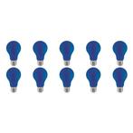 LED Lamp 10 Pack - Blauw Gekleurd - E27 Fitting - 3W, Huis en Inrichting, Lampen | Tafellampen, Ophalen of Verzenden, Nieuw, Overige materialen