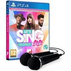 PlayStation 4 Lets Sing 2020: Franse Hits Incl. 2 Microfoon, Verzenden, Nieuw