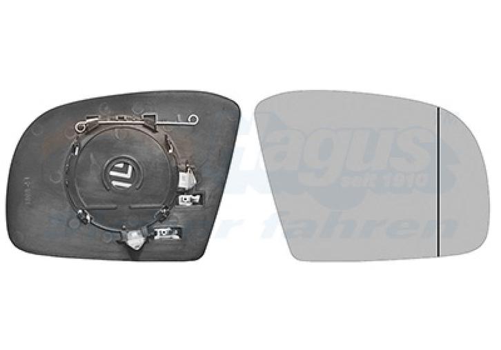 SPIEGELGLAS MET PAD VOOR MERCEDES BENZ M-KL W164 2005-2011, Auto-onderdelen, Spiegels, Nieuw, Ophalen of Verzenden