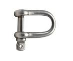 Talamex D-sluiting - oogbout RVS 6 mm, Ophalen of Verzenden, Nieuw