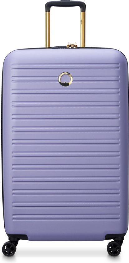 2dekans | Delsey Segur 2.0 Reiskoffer - 76 cm - Lavendel, Auto diversen, Anti-diefstal, Zo goed als nieuw, Ophalen of Verzenden