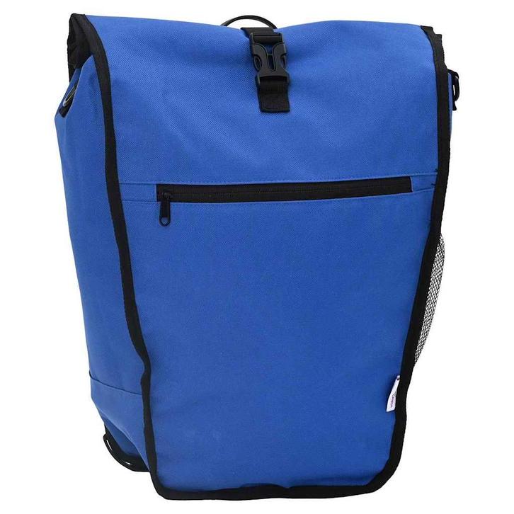 vidaXL Fietstas Blauw 34 x 16 x 59 cm Polyester, Fietsen en Brommers, Fietsaccessoires | Fietstassen, Nieuw, Verzenden