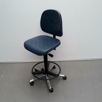 Labkoo hoge werkplaatsstoel werkstoel POLY hoge stoel