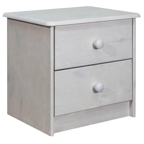 vidaXL Nachtkastje 43x34x40 cm massief grenenhout, Huis en Inrichting, Slaapkamer | Nachtkastjes, Nieuw, Minder dan 45 cm, Hout