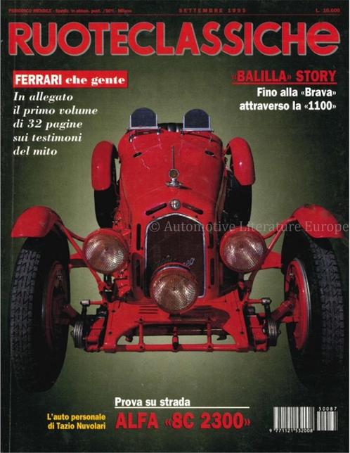 1995 RUOTECLASSICHE MAGAZINE 87 ITALIAANS, Boeken, Auto's | Folders en Tijdschriften