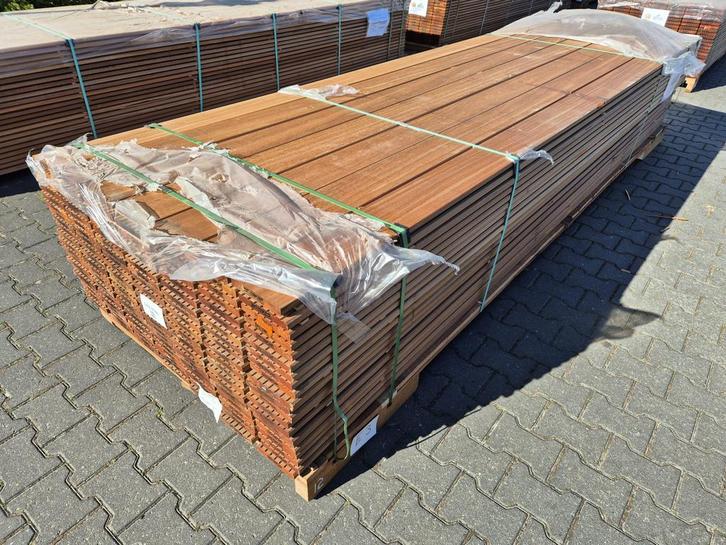 Bangkirai Vlonderplanken per Partij of per Stuk! 7.95 per M!, Tuin en Terras, Terrasdelen en Vlonders, Nieuw, Hout, Ophalen of Verzenden
