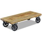 vidaXL Salontafel 120x60x30 cm mangohout, Huis en Inrichting, Tafels | Salontafels, Verzenden, Nieuw, Minder dan 50 cm, Overige houtsoorten