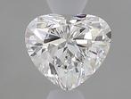 1 pcs Diamant (Natuurlijk) - 0.49 ct - Hart - E - VVS1 -, Nieuw