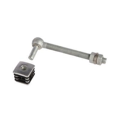 Locinox | Scharnierset voor tuinpoorten met aluminium dopp.., Tuin en Terras, Schuttingen, Minder dan 3 meter, Nieuw, IJzer, 1 tot 2 meter