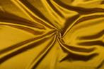 Glanzende stof goud - Polyester stof 15m op rol, 200 cm of meer, Nieuw, Polyester, 120 cm of meer