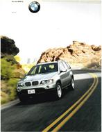2001 BMW X5 BROCHURE ENGELS, Nieuw, BMW, Author
